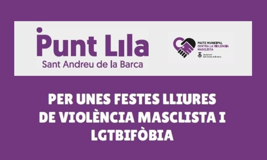 L’Ajuntament habilita el Punt Lila per prevenir la violència masclista i lgtbifòbica a la Festa Major